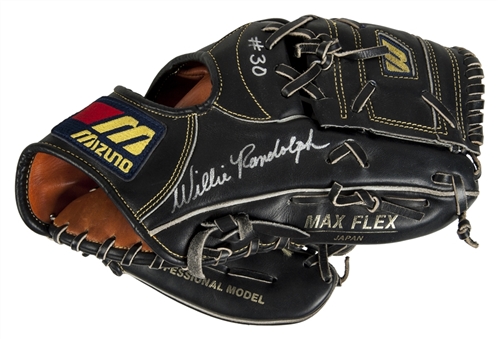 1985 Willie Randolph Game Used and Signed Mizuno Fielders Glove (PSA/DNA & JSA)